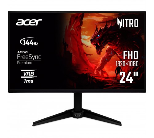 Монітор Acer 23.8" QG241YP6bmipx (UM.QQ1EE.601) IPS Black 144Hz