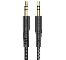 Аудіо-кабель Hoco UPA24 3.5 мм - 3.5 мм (M/M), 1 м, Black (UPA241B)