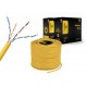Кабель вита пара Cablexpert (UPC-5004E-SOL-Y) CAT5e, алюміній під міддю (CCA з AWG24), неекранований, жовтий, 305м