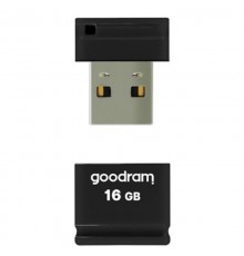 Флеш-накопичувач USB2.0 16GB Goodram UPI2 (Piccolo) Black (UPI2-0160K0R11)