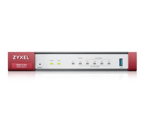 Міжмережевий екран ZYXEL USG FLEX 100 (USGFLEX100-EU0111F) Міжмережевий екран ZYXEL USG FLEX 100 (USGFLEX100-EU0111F)