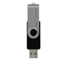 Флеш-накопичувач USB2.0  8GB Goodram UTS2 (Twister) Black (UTS2-0080K0R11)