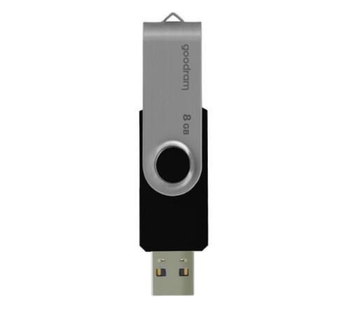 Флеш-накопичувач USB2.0 8GB Goodram UTS2 (Twister) Black (UTS2-0080K0R11)