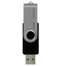 Флеш-накопичувач USB2.0 64GB Goodram UTS2 (Twister) Black (UTS2-0640K0R11)