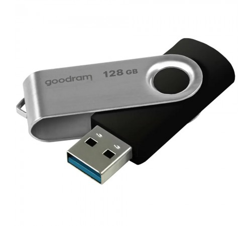 Флеш-накопичувач USB3.2 128GB Goodram UTS3 (Twister) Black (UTS3-1280K0R11)