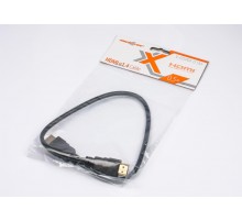 Кабель Maxxter HDMI - HDMI V 1.4 (M/M), 0.5 м, чорний (V-HDMI4-0.5M) пакет