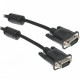 Кабель Maxxter VGA - VGA (M/M), HD15, 3+4C, з 2-ма феритами, 3 м, чорний (V-VGA-10) пакет