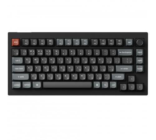 Клавіатура бездротова Keychron V1 Ultra Keychron Red Switch Black RGB (V1U-D1-UA)