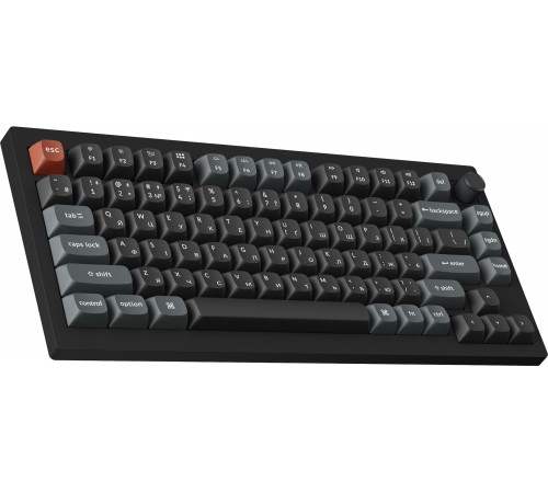 Клавіатура бездротова Keychron V1 Ultra Keychron Red Switch Black RGB (V1U-D1-UA)