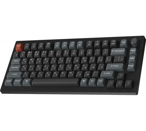 Клавіатура бездротова Keychron V1 Ultra Keychron Red Switch Black RGB (V1U-D1-UA)