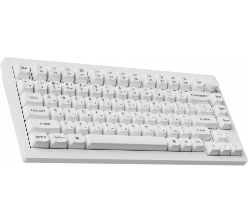 Клавіатура бездротова Keychron V1 Ultra Keychron Red Switch White RGB (V1U-F1-UA)