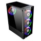 Корпус 1stPlayer V2-A-BK-4F1 Black без БЖ