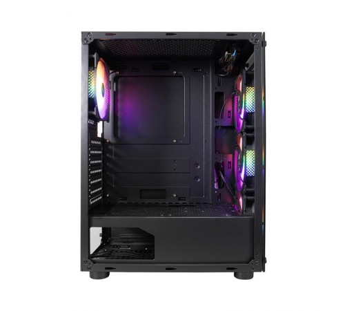 Корпус 1stPlayer V3-B-BK-4F1 Black без БЖ