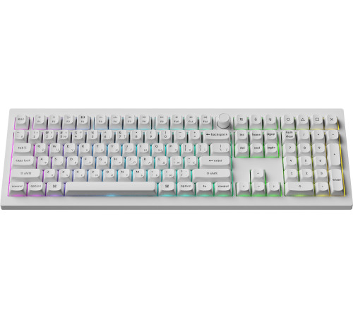 Клавіатура бездротова Keychron V6 Ultra Keychron Red Switch White RGB (V6U-F1-UA)