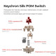 Клавіатура бездротова Keychron V6 Ultra Keychron Red Switch White RGB (V6U-F1-UA)