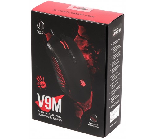 Миша A4Tech V9M Bloody Black Extra Fire Button