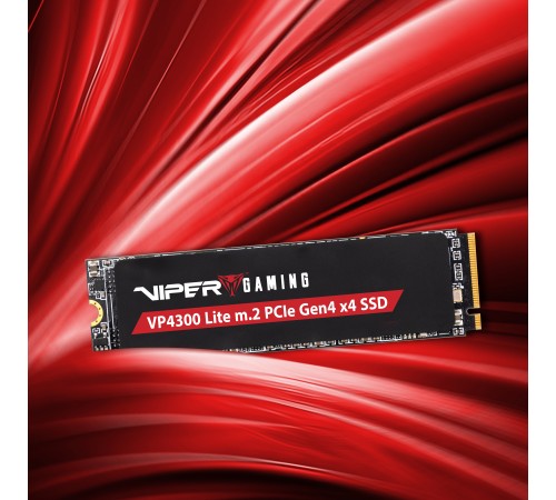 Накопичувач SSD 500GB Patriot Viper VP4300 Lite M.2 2280 PCIe 4.0 x4 NVMe TLC (VP4300L500GM28H)