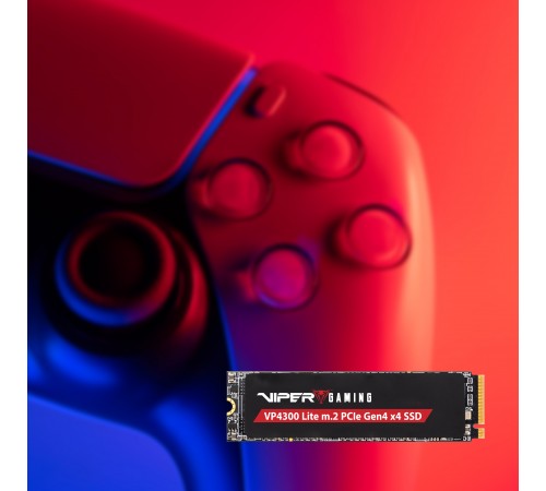 Накопичувач SSD 500GB Patriot Viper VP4300 Lite M.2 2280 PCIe 4.0 x4 NVMe TLC (VP4300L500GM28H)