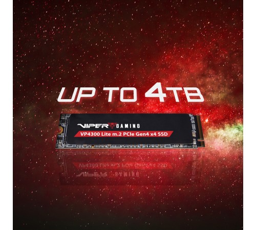 Накопичувач SSD 500GB Patriot Viper VP4300 Lite M.2 2280 PCIe 4.0 x4 NVMe TLC (VP4300L500GM28H)