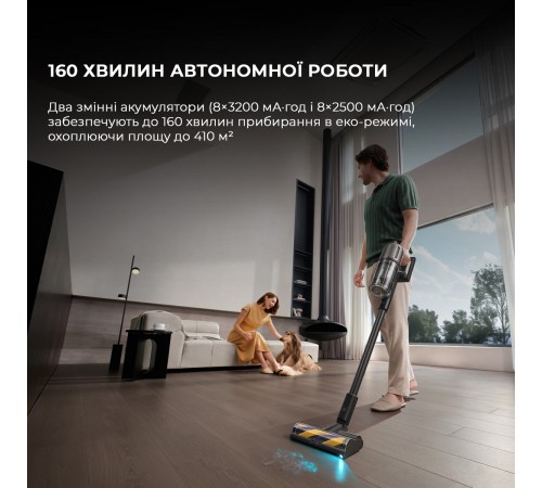 Акумуляторний пилосос Dreame Z40 Station (VZV33A)