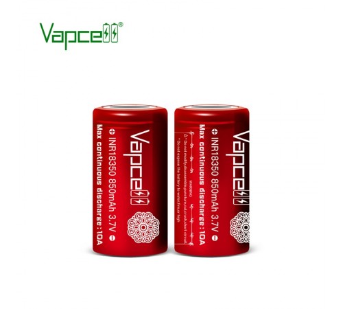 Акумулятор Vapcell 18350 Li-Ion 850mAh 1шт Акумулятор Vapcell 18350 Li-Ion 850mAh 1шт