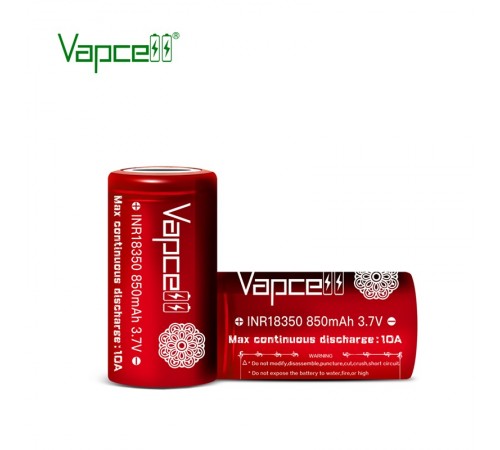 Акумулятор Vapcell 18350 Li-Ion 850mAh 1шт Акумулятор Vapcell 18350 Li-Ion 850mAh 1шт