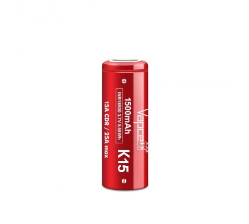 Акумулятор Vapcell 18500 K15 Li-Ion 1500mAh 1шт Акумулятор Vapcell 18500 K15 Li-Ion 1500mAh 1шт