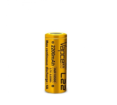 Акумулятор Vapcell 18500 L22 Li-Ion 2200mAh 1шт Акумулятор Vapcell 18500 L22 Li-Ion 2200mAh 1шт