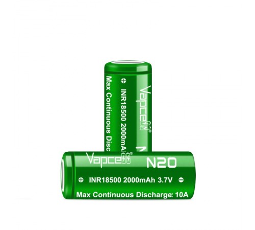Акумулятор Vapcell 18500 N20 Li-Ion 2000mAh 1шт Акумулятор Vapcell 18500 N20 Li-Ion 2000mAh 1шт