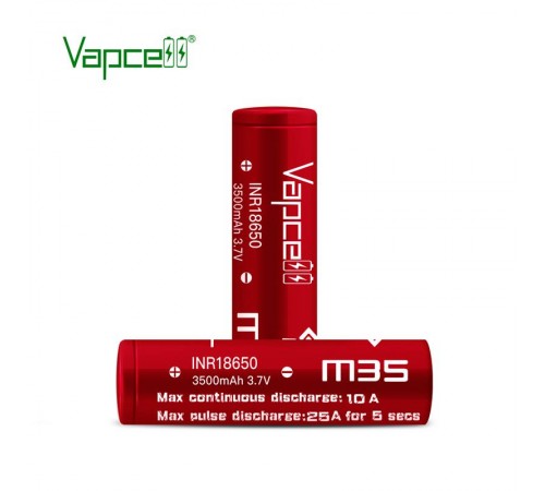 Акумулятор Vapcell M35 18650 Li-Ion 3500mAh 1шт Акумулятор Vapcell M35 18650 Li-Ion 3500mAh 1шт