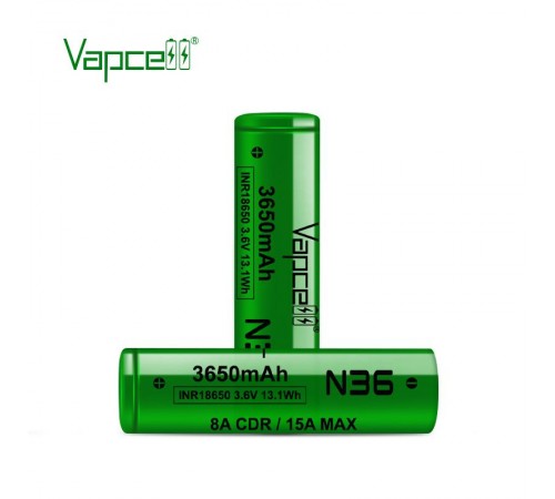 Акумулятор Vapcell N36 18650 Li-Ion 3650mAh 1шт Акумулятор Vapcell N36 18650 Li-Ion 3650mAh 1шт