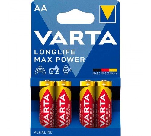 Батарейка Varta Longlife Max Power AA/LR06 BL 4 шт