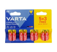 Батарейка Varta Longlife Max Power AA/LR06 BL 8 шт