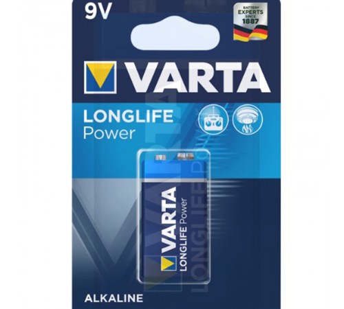 Батарейка Varta Longlife Power 4922 (High Energy) 6LR61 BL 1шт