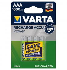 Акумулятор Varta Recharge Accu AAA/HR03 Ni-MH 1000 mAh BL 4шт