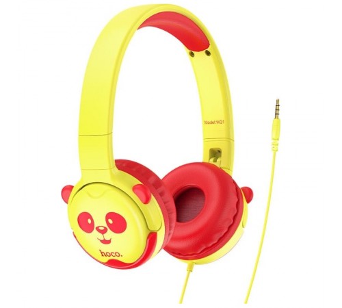 Навушники Hoco W31 Childrens Yellow-Red (W31YR)