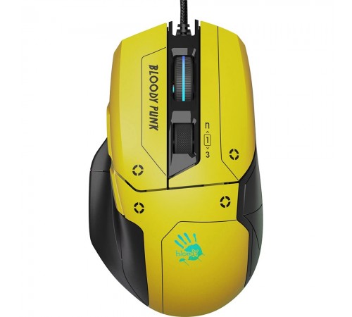 Миша A4Tech Bloody W70 Max Punk Yellow