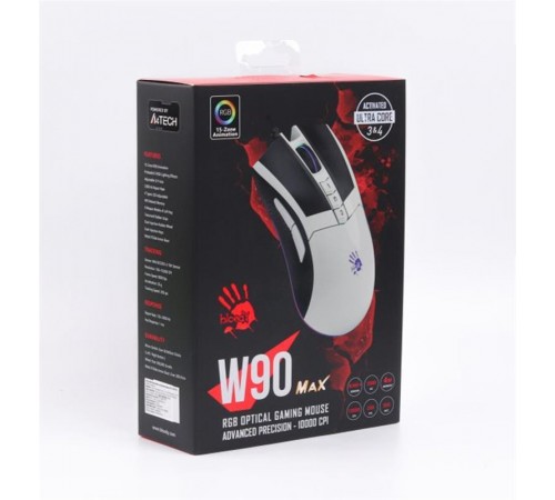 Миша Bloody W90 Max Panda White