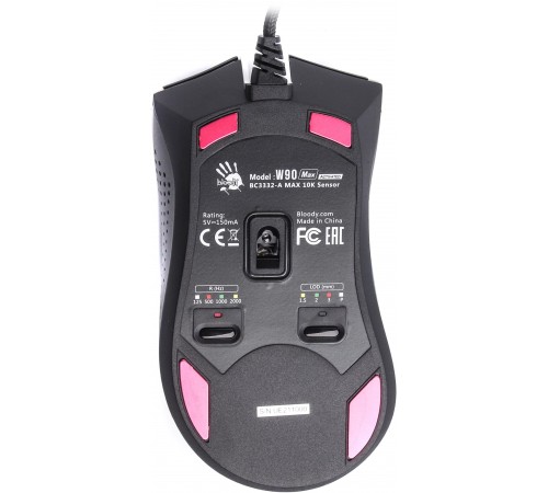 Миша Bloody W90 Max Panda White
