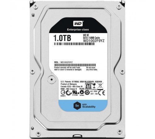 Накопичувач HDD SATA 1.0TB WD Se 7200rpm 128MB (WD1002F9YZ)