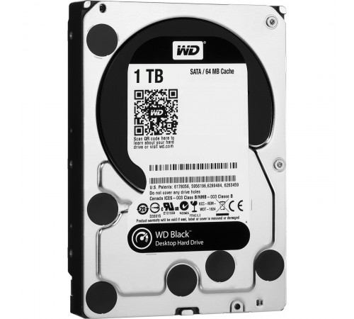 Накопичувач HDD SATA 1.0TB WD Black 7200rpm 64MB (WD1003FZEX) Ref