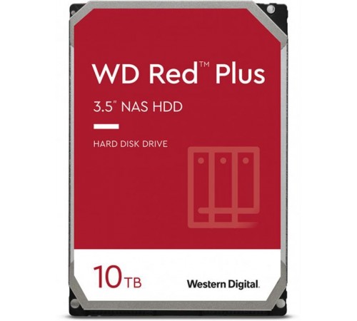 Накопичувач HDD SATA 10.0TB WD Red Plus 7200rpm 256MB (WD101EFBX)