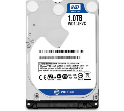 Накопичувач HDD 2.5" SATA 1.0TB WD Scorpio Blue 5400rpm 8MB (WD10JPVX)