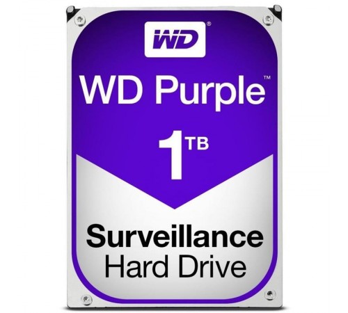 Накопичувач HDD SATA 1.0TB WD Purple 5400rpm 64MB (WD10PURZ)