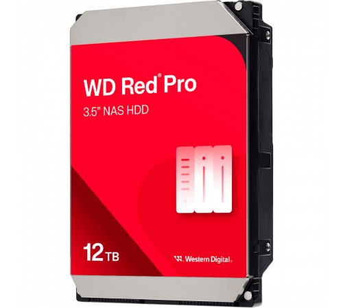 Накопичувач HDD SATA 12.0TB WD Red Pro NAS 7200rpm 512MB (WD122KFBX)