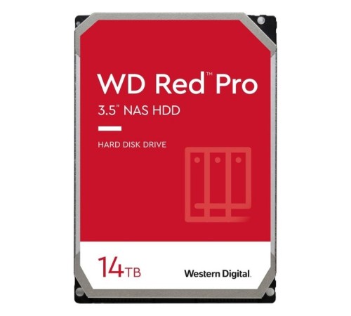 Накопичувач HDD SATA 14.0TB WD Red Pro NAS 7200rpm 512MB (WD142KFGX)