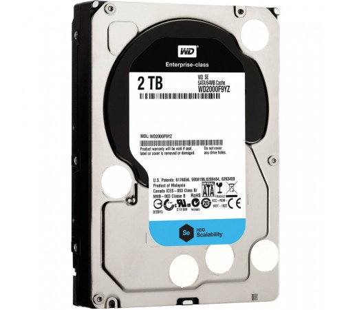 Накопичувач HDD 3.5" SAS 2.0TB WD 7200rpm 64MB (WD2000F9YZ)