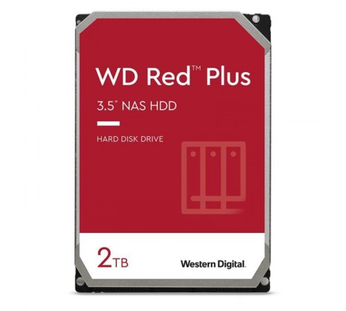 Накопичувач HDD SATA 2.0TB WD Red Plus 5400rpm 64MB (WD20EFPX)
