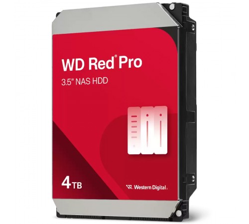 Накопичувач HDD SATA 4.0TB WD Red Pro NAS 7200rpm 256MB (WD4005FFBX)