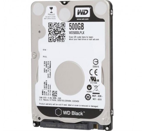 Накопичувач HDD 2.5" SATA 500GB WD Black 7200rpm 32MB (WD5000LPLX)